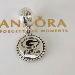 ✨🔥Pandora Green Bay Packers Charm S925 Silver with box